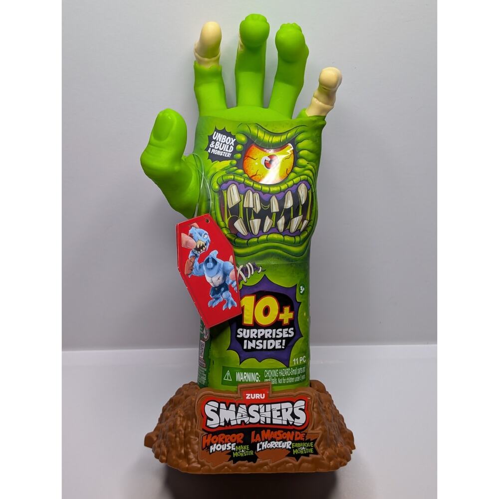 ZURU Smashers Horror House Zombie Hand 10+ Surprises New Sealed